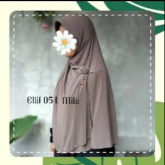Alia 04 hijab instan kain Hameeda original