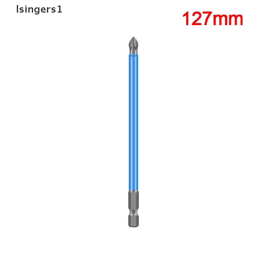 (lsingers1) 1pc Mata Obeng Hex Shank 1 / 4 &quot;6.35mm Bahan Alloy Steel Magnetik