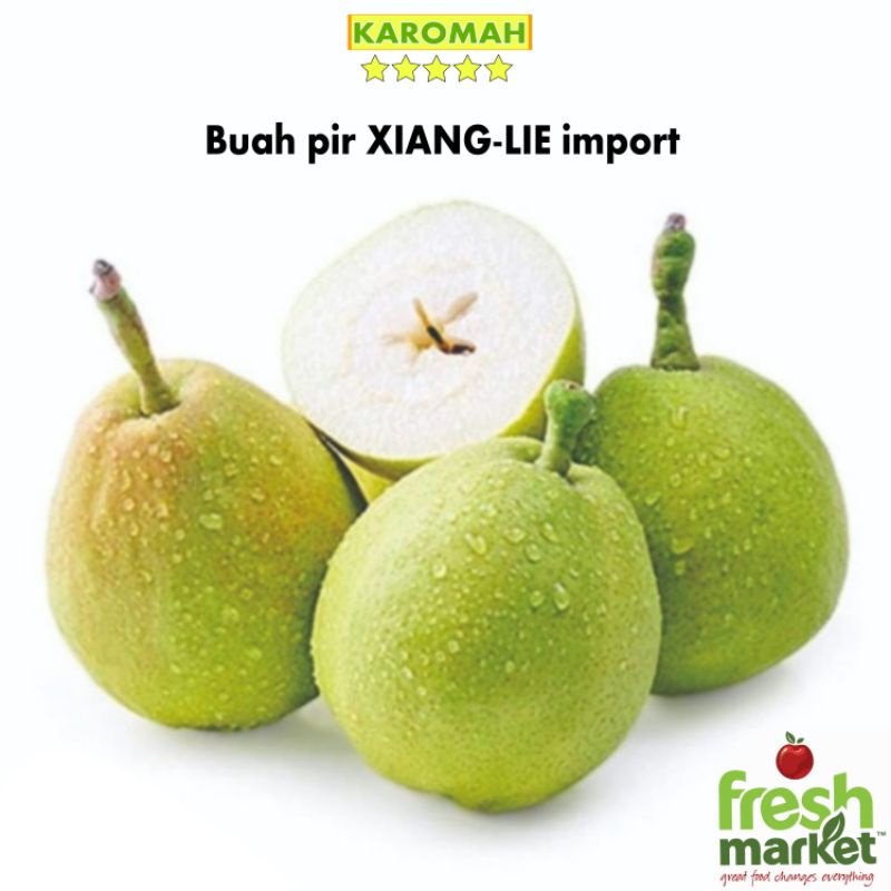 

buah pir Xianglie import 1 KG manis berair/pear xiang lie /Xiang Lie/pir Xiang