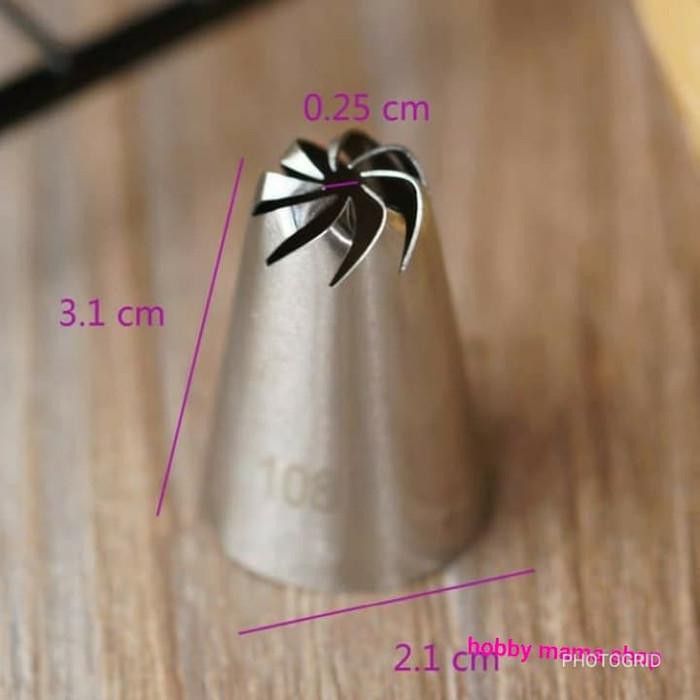 Baking / Spuit 108 Import Tanpa Sambungan Mirip Wilton