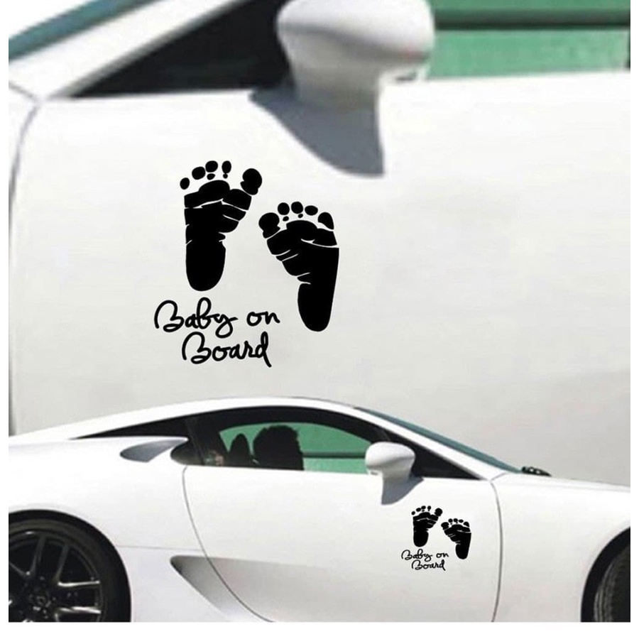 Car Sticker - &quot; BABY ON BOARD&quot;