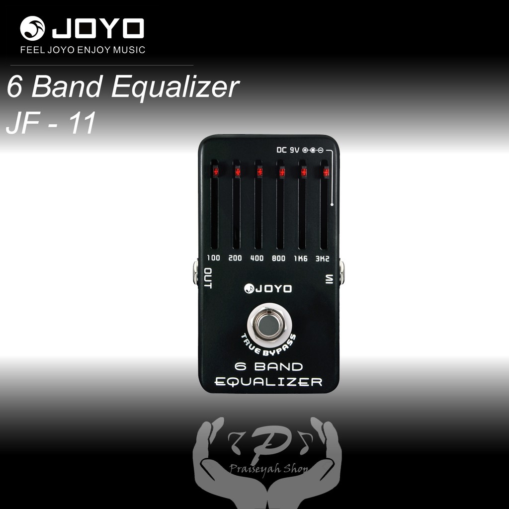 Joyo 6 Six Band Equalizer Efek Gitar JF 11 Original Guitar Effect JF11