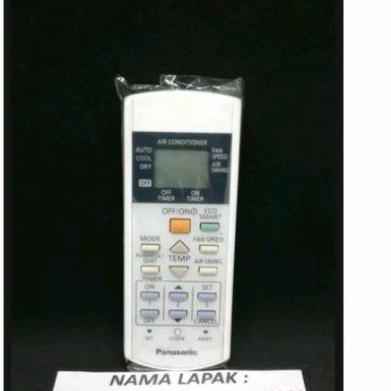 REMOTE REMOT AC PANASONIC ECO SMART POWERFULL A75C4157 A75C3753 ORIGINAL ASLI