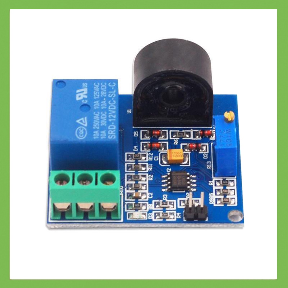 5A Over Current Protection Sensor Module AC Current Detection Sensor 12V Relay 