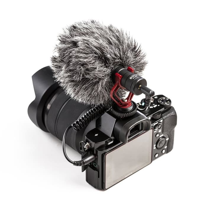 Grab Medan Mic BOYA BY-MM1 Shotgun Video Microphone mic shot gun DSLR Camera Smartphone Microphone