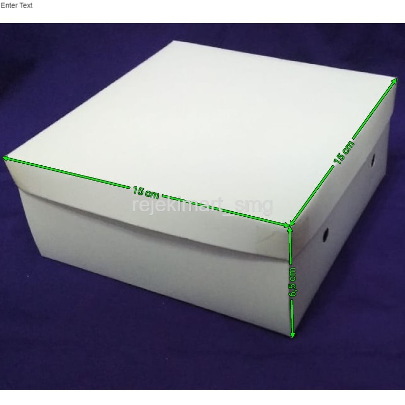 

PROMO NIH!!! ( Kardus ) Dus Snack/Dus Nasi Polos Warna Putih Uk. 15 x 15 x 9