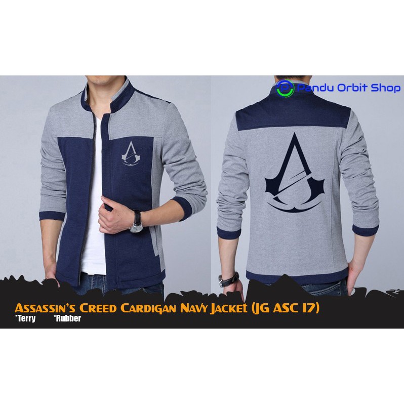 Jaket Assasin's Creed Cardigan - JG ASC 17