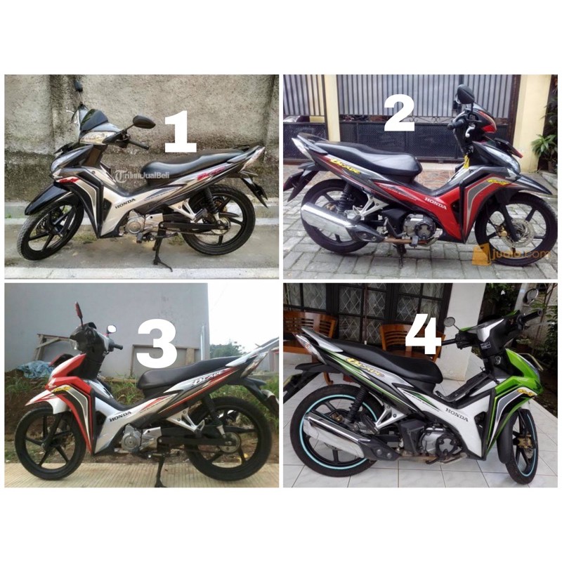 STIKER STRIPING HONDA BLADE CARBU 2012