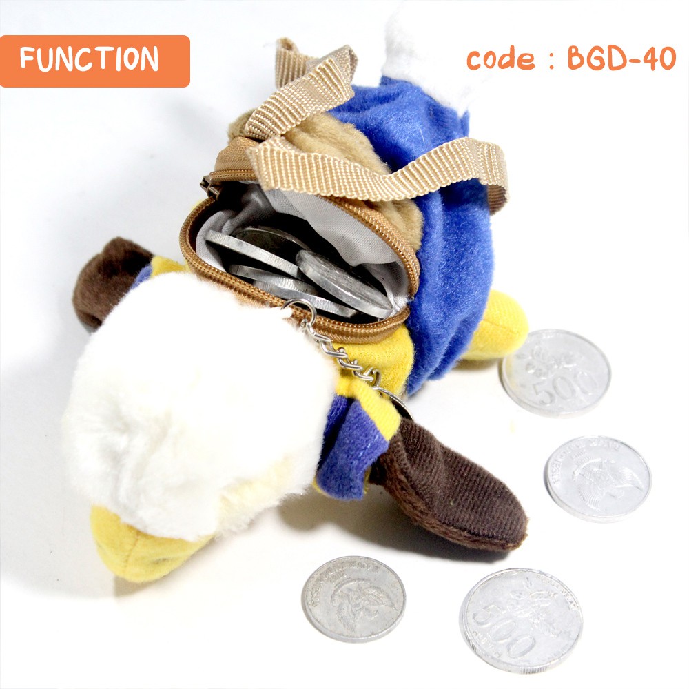 Gantungan Kunci Boneka Dompet Koin - Coin Pouch Boneka Lucu - Mainan - Toys - Doll BGD-40