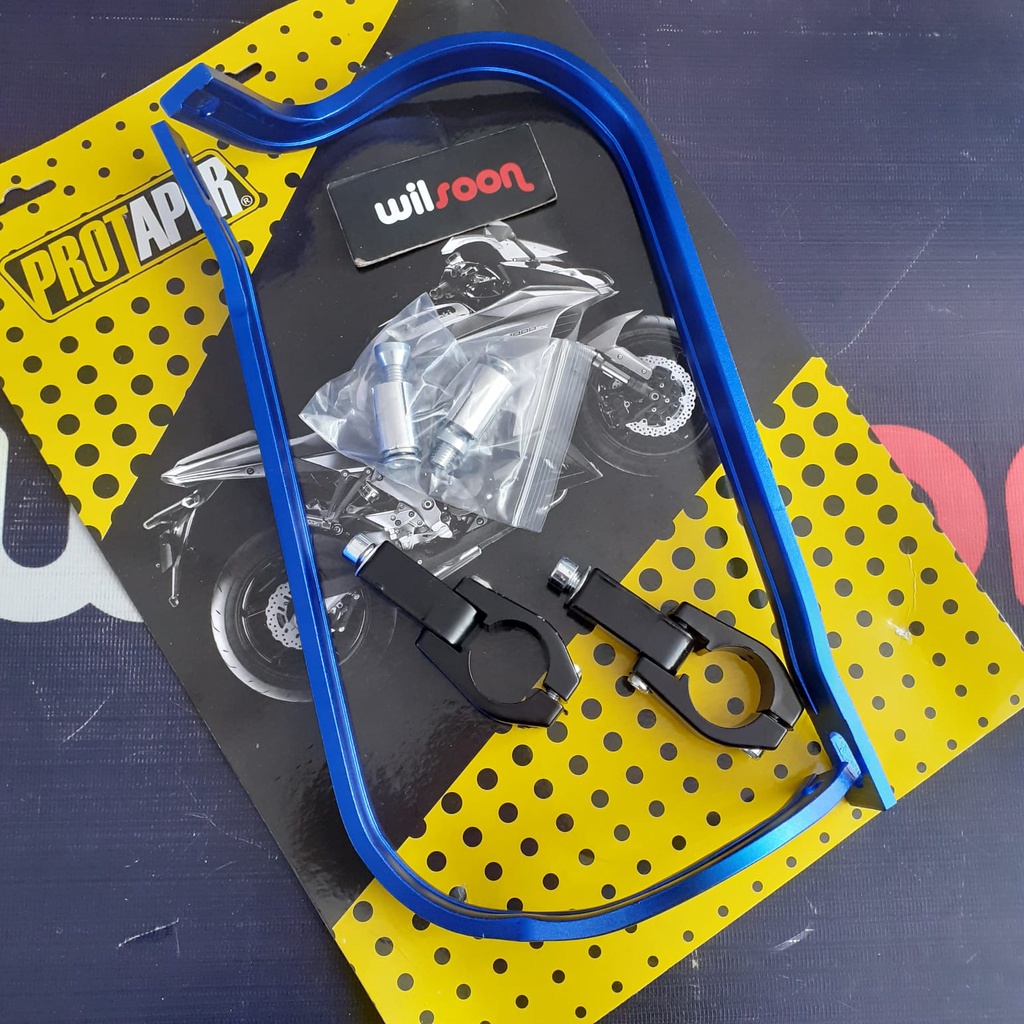 Handguard / Handlebar / ProGuard Full CNC Protector Trail Motocross Adventure Type 2745 Biru Protape
