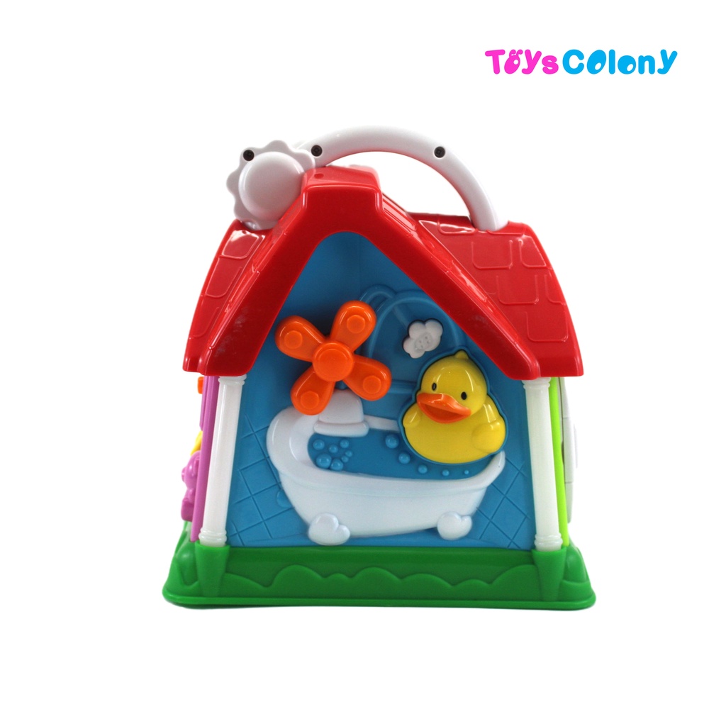 ABERO-MAINAN BAYI EDUKASI MUSIC BABY TOYS PUZZLE TOYS LIFE HOUSE