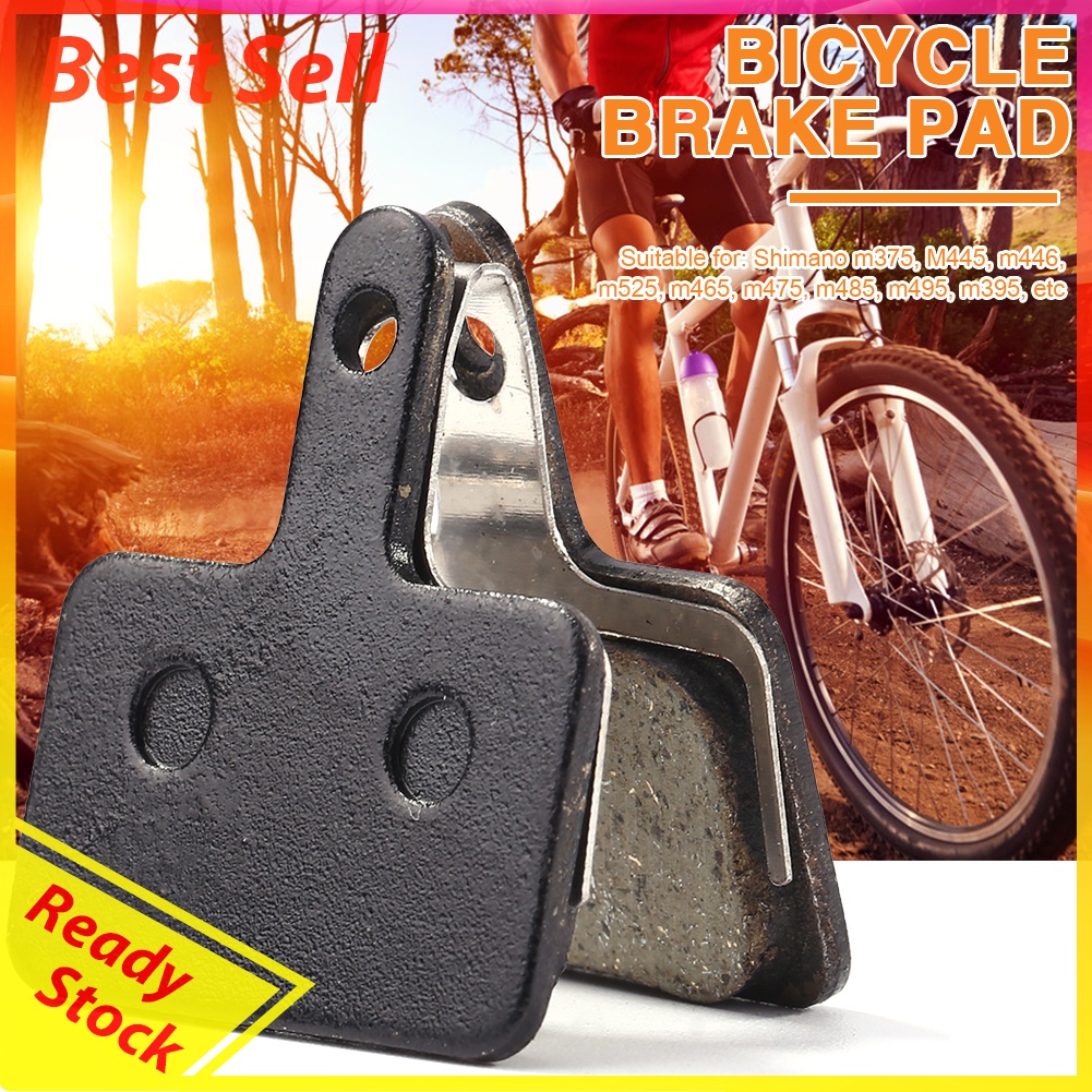 4x Bicycle Resin Disc Brake Pads Cycling Parts for SHIMANO M375 M445 M446