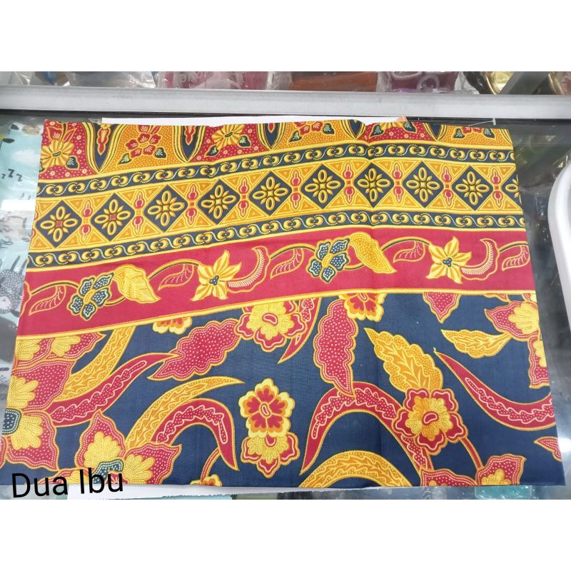 (Cap Doa Ibu, Dua Ibu, Pak Raden) Kain Sarung Batu Motif Batik (Sudah Dijahit)