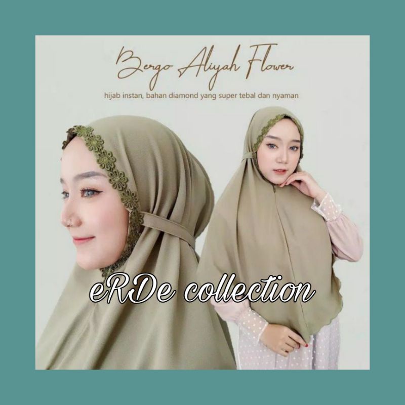 BERGO RENDA (ORI)MELATI WOLFIS/HIJAB BERGO MARYAM RENDA MELATI/KERUDUNG WOLFIS RENDA MELATI L/HIJAB 