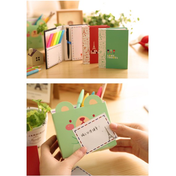 

BLS 11 Memo Multi Fungsi All in One cover Paris Warna - warni / Memo Multi-Function All in One cover Paris Colorful