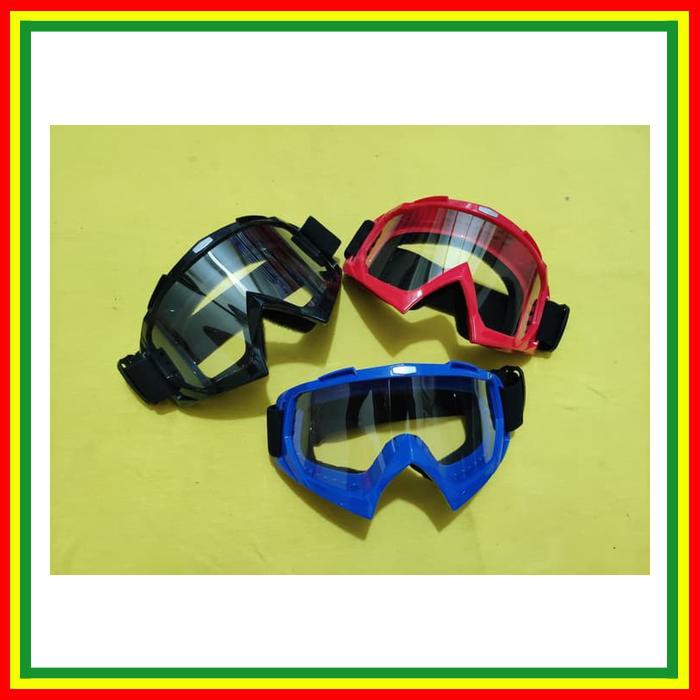 Kacamata Goggle Cross ~ Goggle Kaca Mata Kacamata Helm Motor Cross Trail 2.0