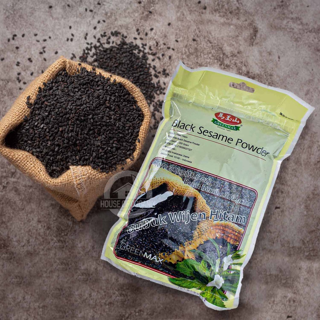 Greenmax Black Sesame Powder 300 Gr