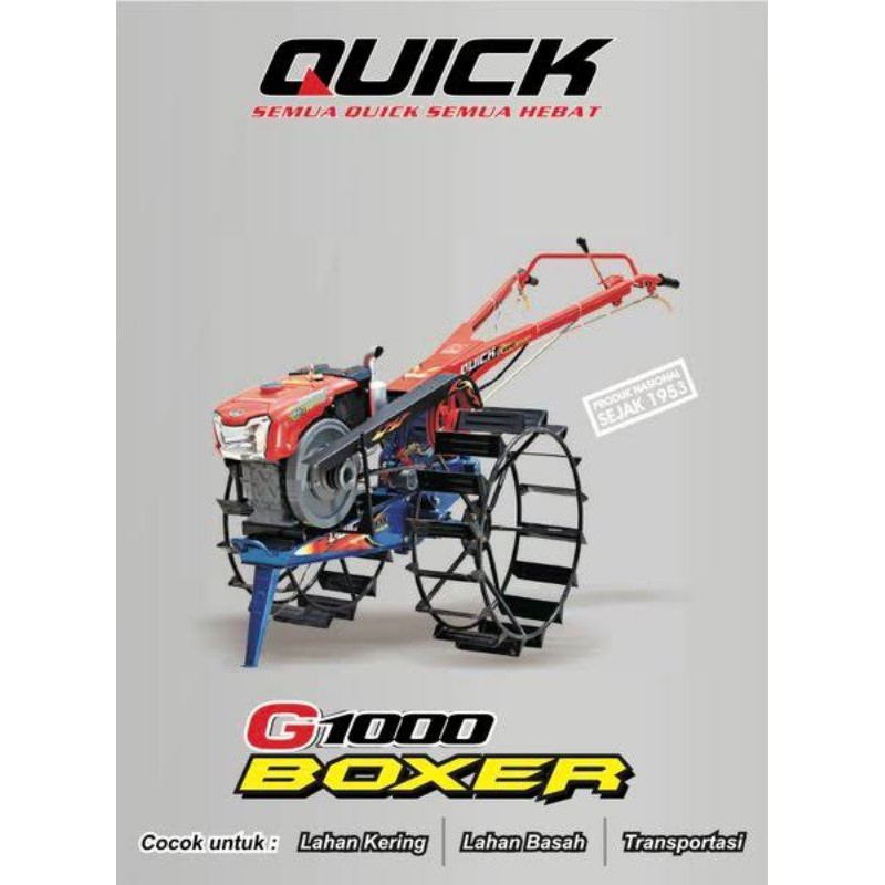 Mesin Traktor Quick G1000 BOXER BARU