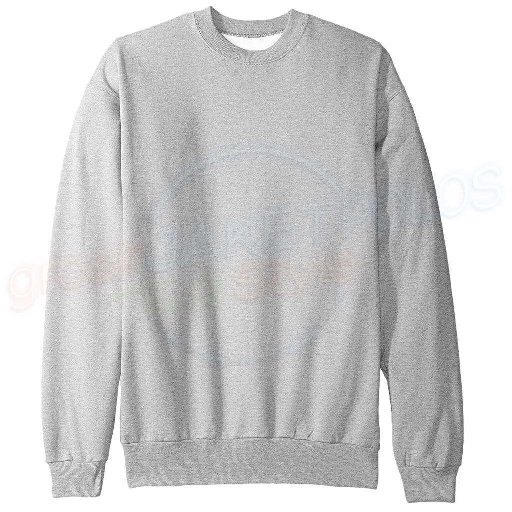 Jual Sweater Polos Oblong/Basic - Abu Misty Muda | Shopee Indonesia