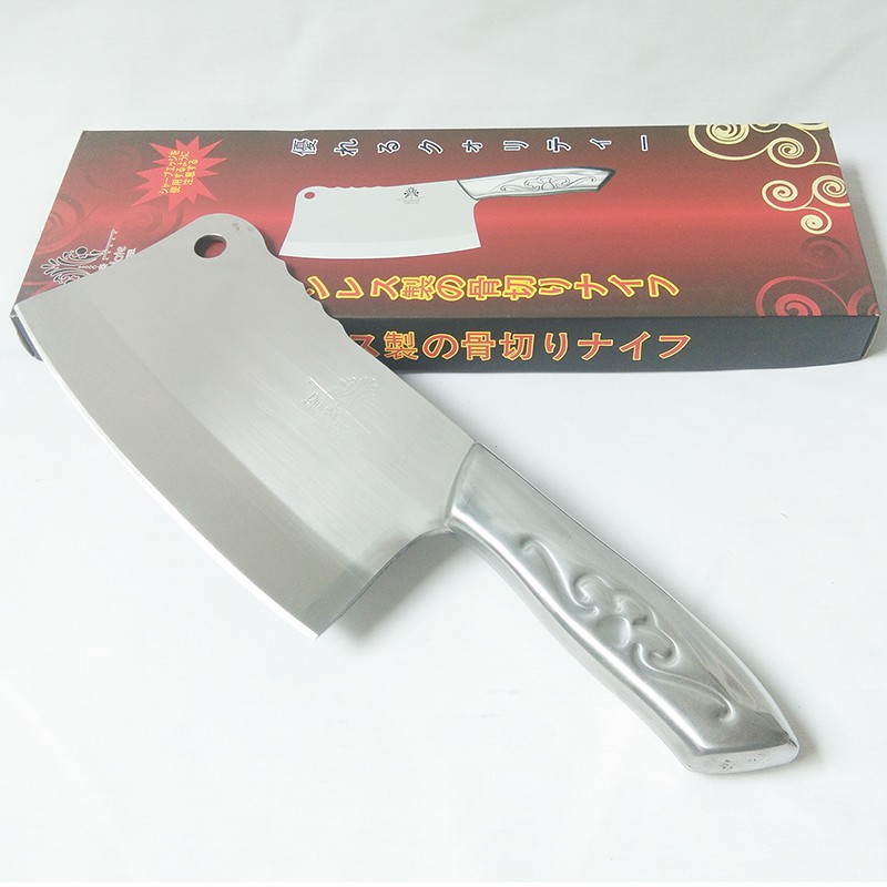 Pisau Daging Stainless Steel Gagang Kayu