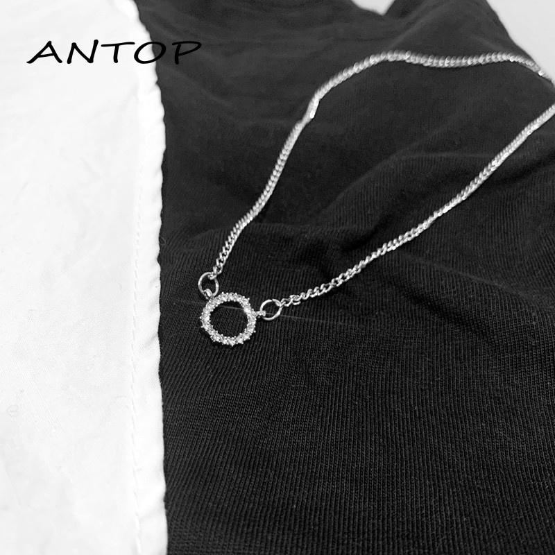 1 Pcs Kalung Wanita Perak Liontin Aksesoris Wanita ANTOP