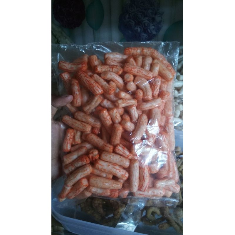 

Krupuk tongkol ori dn balado Kruptong cemilan
