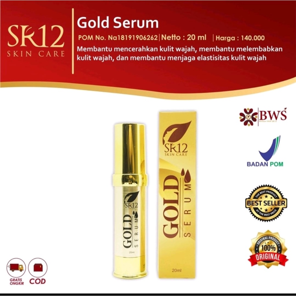Serum emas/Gold serum/serum wajah herbal