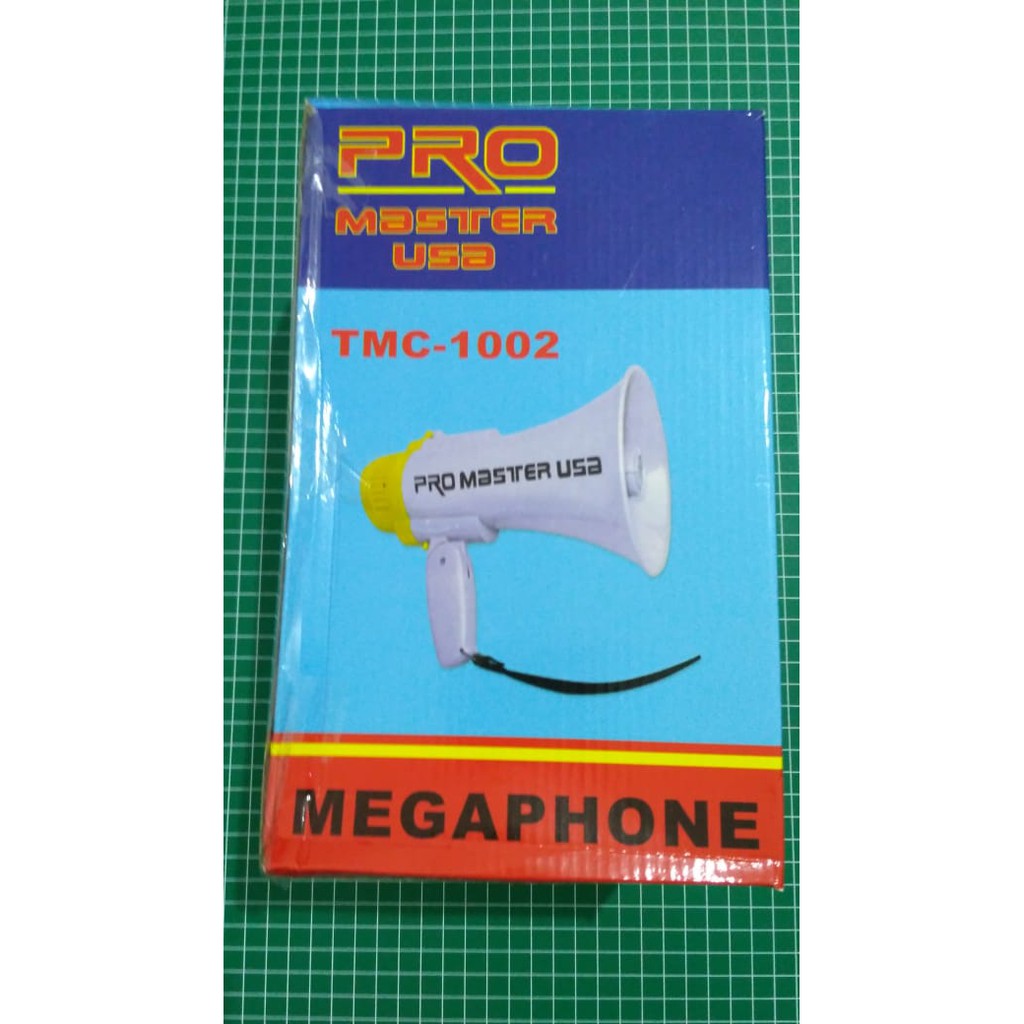 TOA MEGAPHONE TMC-1002 - PENGERAS SUARA - ALARM - REKAM - RECHARGEABLE