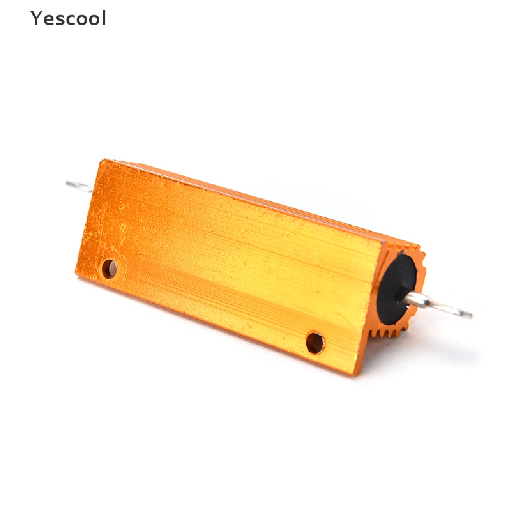 Yescool Masker Wajah Untuk Kecantikan Wanita  Resistor Power 1 / 2 / 4 / 8 / 10 Ohm 100W Bahan Aluminum