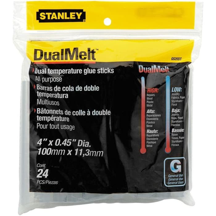 

lem stanley dual melt glue stik gs20dt