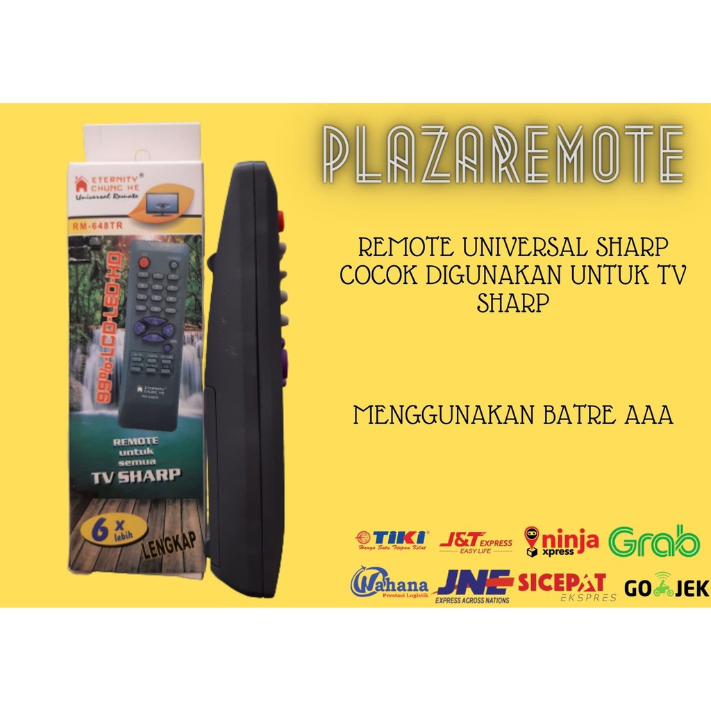 REMOTE SHARP TV MULTI SERIES TABUNG FLAT LCD LED 648TR