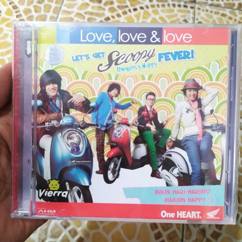 CD VIERRA ALBUM LOVE, LOVE & LOVE (COVER SCOOPY)
