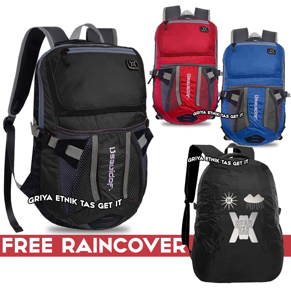 Tas Ransel Pria Distro Outdoor Backpack Gendong Punggung Gearbag Usebidof Redoubt