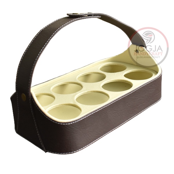 Tray Vintage Keranjang Tempat Air Minum dan Air Mineral 330ml 8 Hole