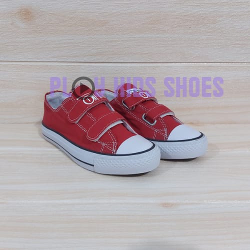 ONE KIDS - SEPATU ANAK LAKI LAKI | SEPATU ANAK PEREMPUAN | SEPATU ANAK USIA 5 6 7 8 TAHUN WARNA MERAH SIZE 31-35