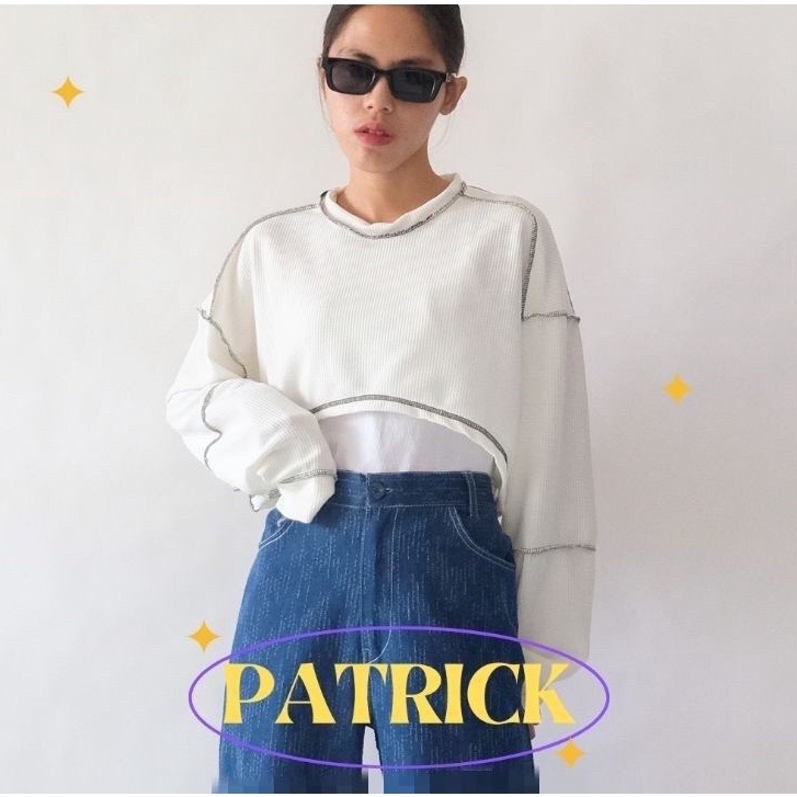 Patrick Top - Atasan Crop Top Blouse Wanita | CROP TOP KOREAN FASHION