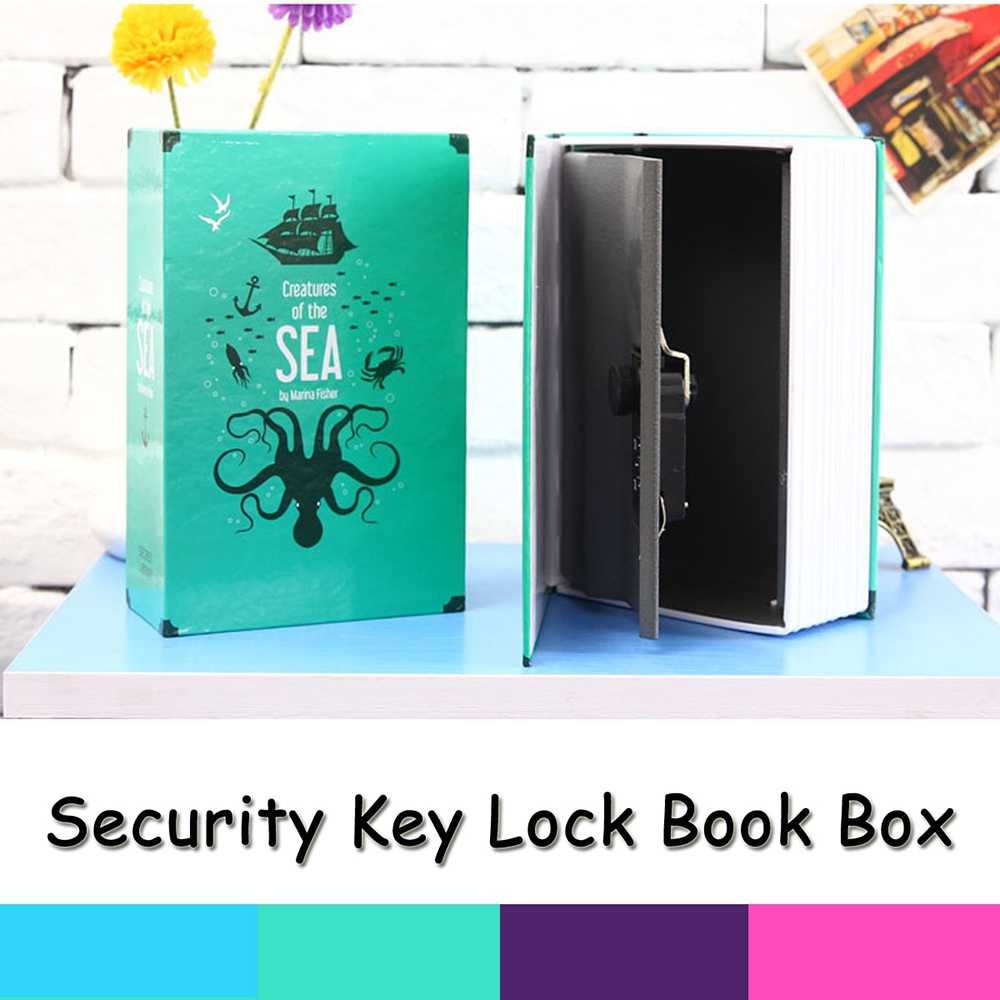 Bayar Ditempat LemonBest Kotak Buku Novel Colorful Safety Box Hidden Storage - DHZ001