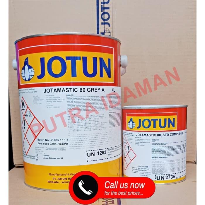 Jual Promo Jotun Cat Epoxy Jotamastic 80 Grey 20 Liter 2 Komponen Cat Epoxy Cat Pelapis 2297