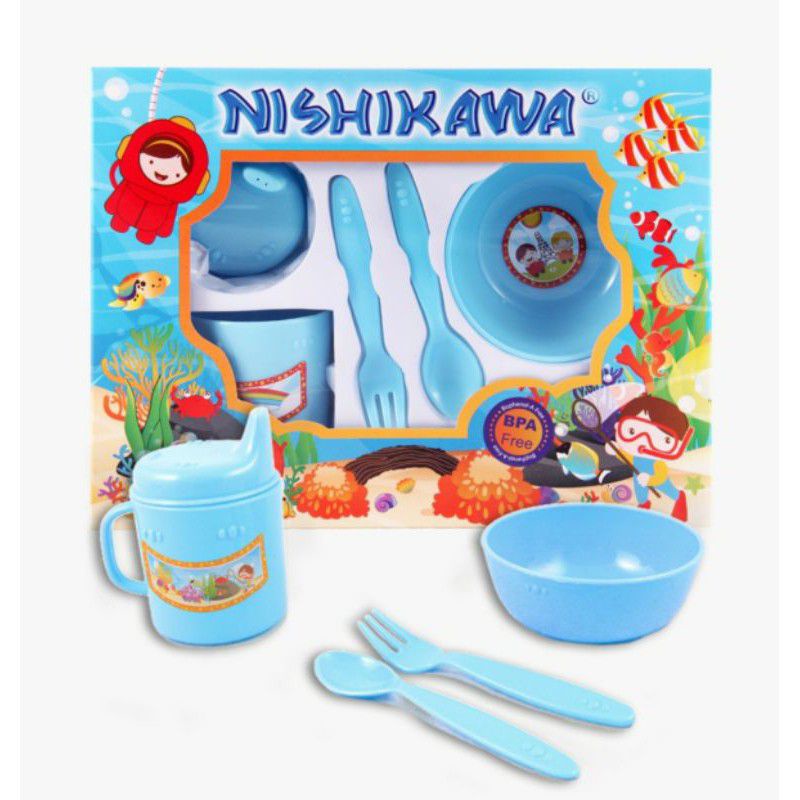 NISHIKAWA FEEDING set  || peralatan makan bayi