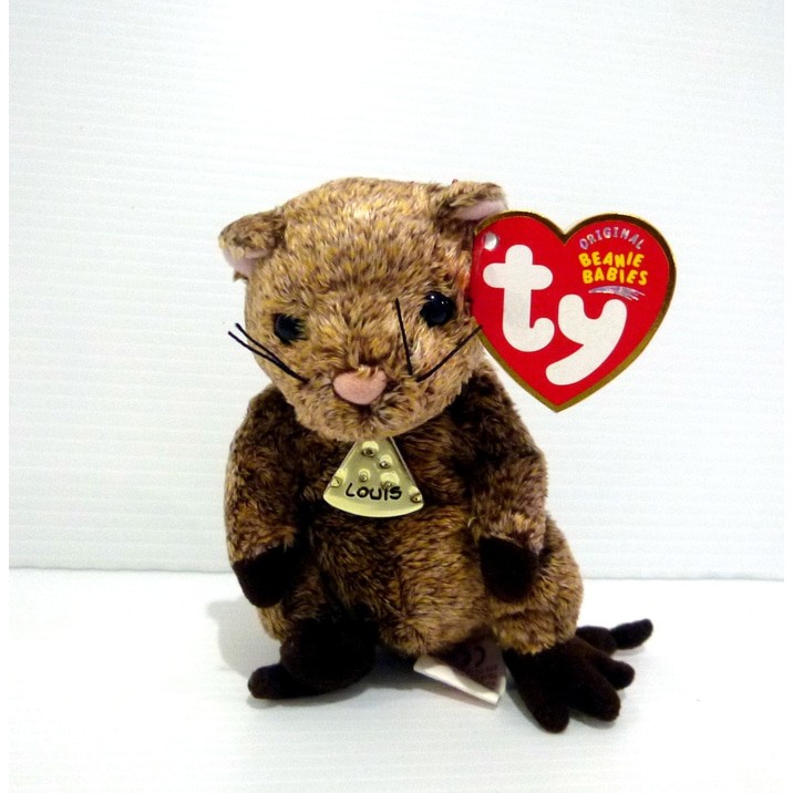 Boneka Louis Mouse Garfield Original TY The Beanie Buddies Collection