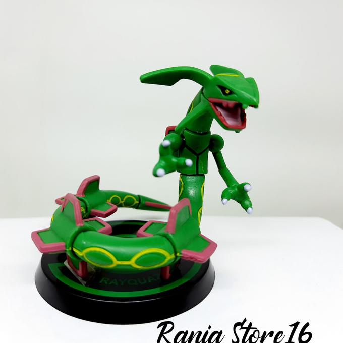 Action Figure Pokemon Rayquaza tipe C mainan pokemon Rayquaza