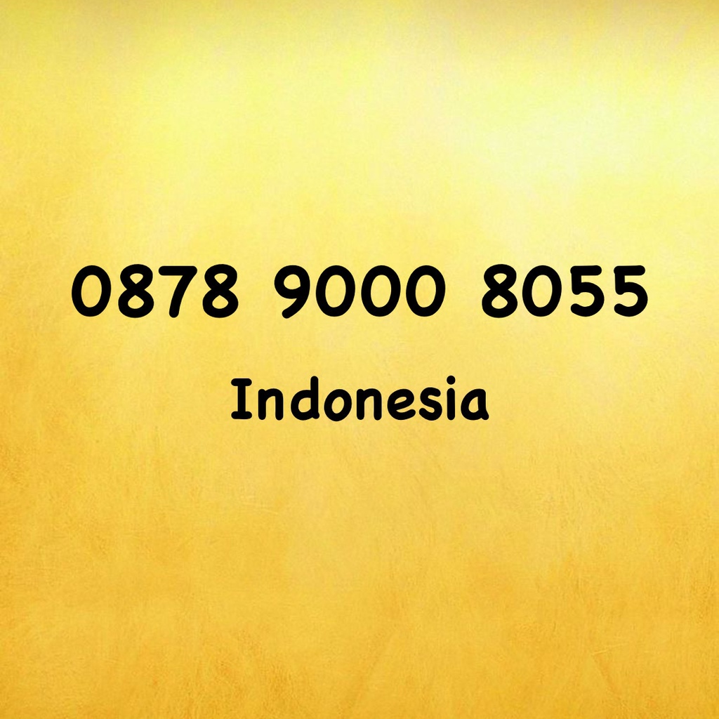 Nomor Cantik XL Bebas Seri BOSS - BOS - 805 - 0878 9000 8055