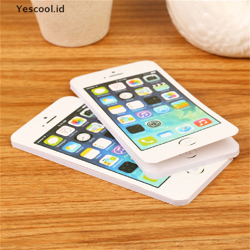 (Yescool) Sticky Note Bentuk Handphone Untuk Kantor