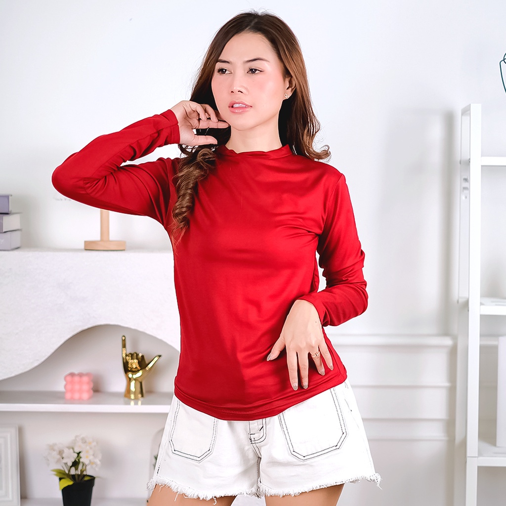 BEFAST - ZEC OOTD Wanita Manset SEMIA / ⭐️ PREMIUM LYCRA ⭐️Manset Lengan Panjang Basic / Manset Daleman Wanita / Manset Lengan Panjang / Manset Polos / Terbaru / Termurah