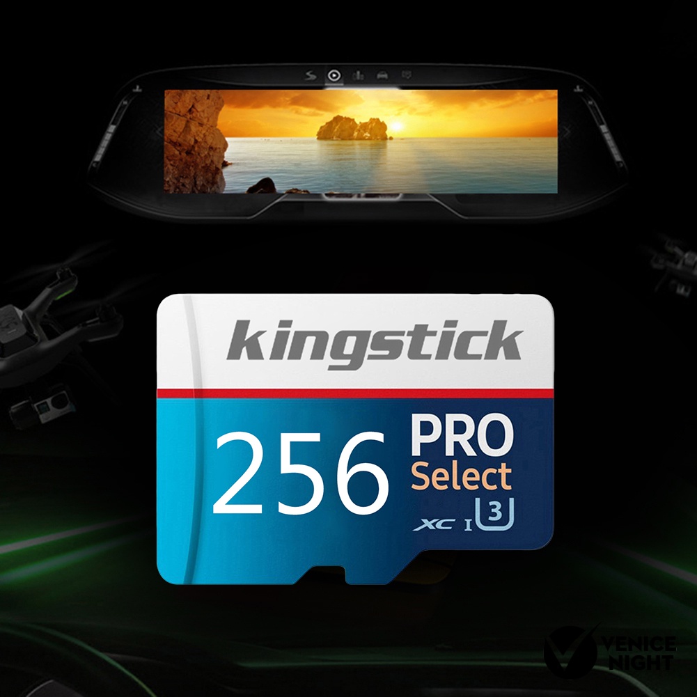 (SC) Kingstick U3 Memory Card Micro SD / TF 64 / 128 / 256 / 400GB Kecepatan Tinggi Untuk Handphone