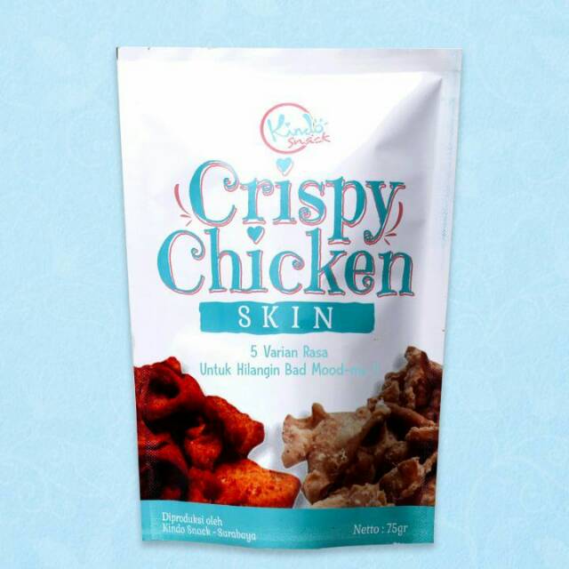 

Crispy chicken skin-makanan/cemilan/keripik/Snack kekinian