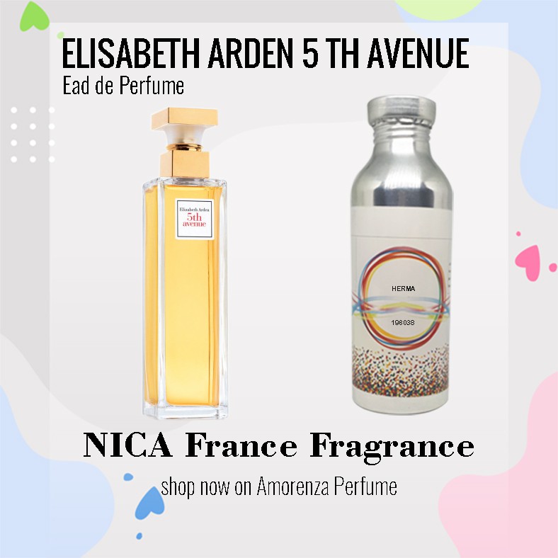 BIBIT PARFUM MURNI ELISABETHH ARDEN 5 TH AVENUE - RUE NICA FRAGRANCE 250 ML SEGEL PABRIK