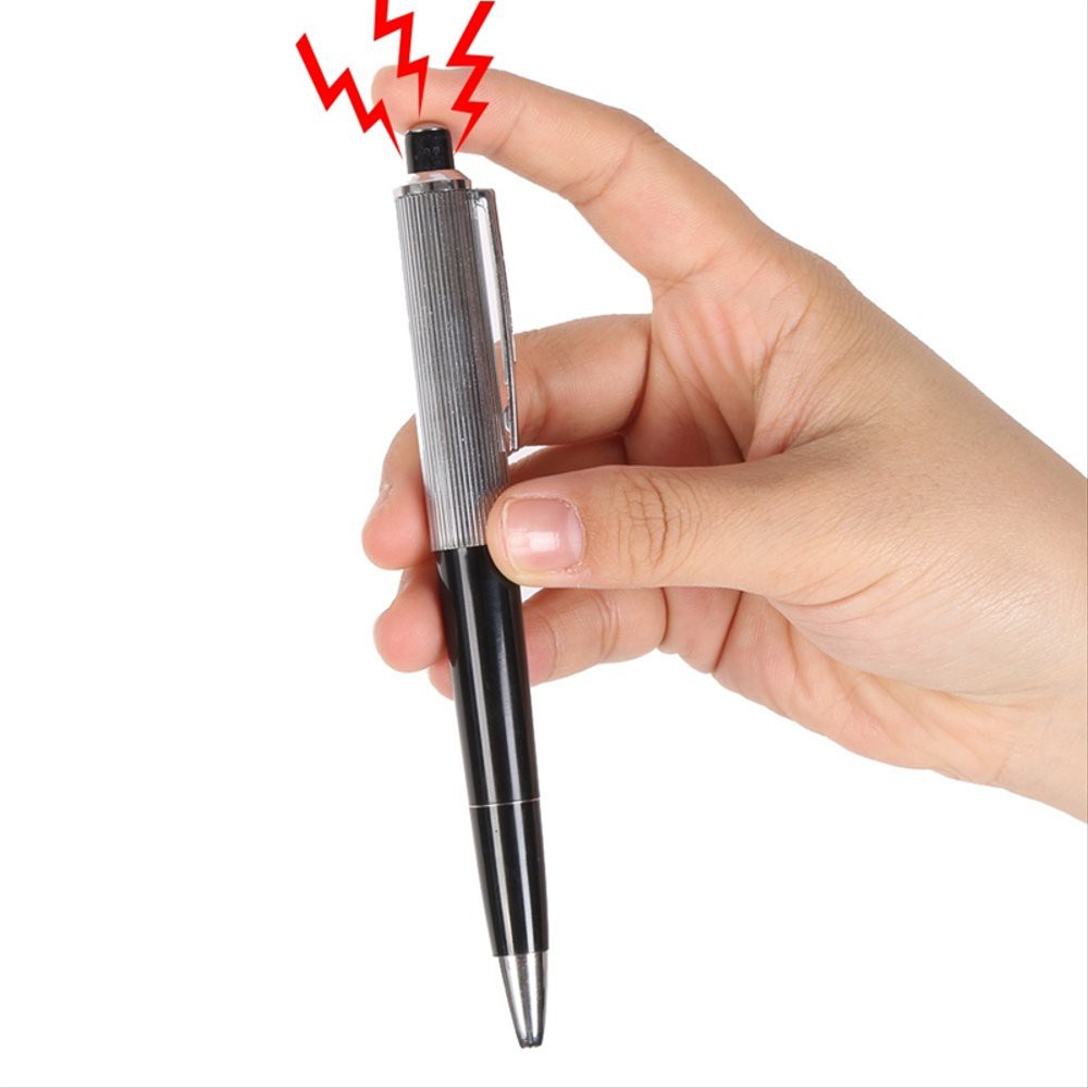 Pulpen kejut Pena Listrik Electric Shocking Pen Gag Prank Toy Hadiah