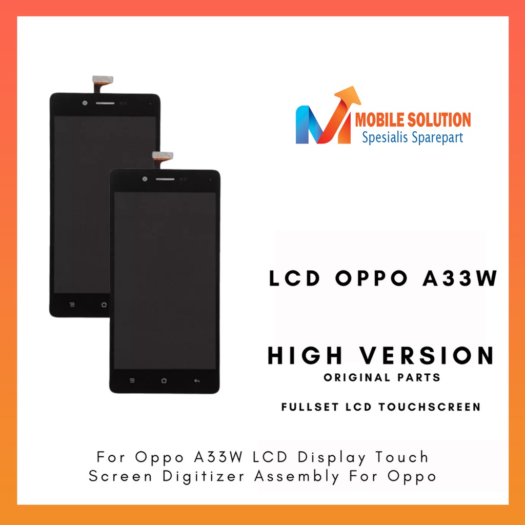 Grosir LCD Oppo A33W  LCD Neo 7 Fullset Touchscreen - Parts Kompatibel Dengan Produk Oppo ORIGINAL 100% Garansi 1 Bulan + Packing / Bubbel