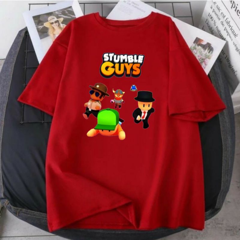 baju kaos anak stumble guys bahan premium